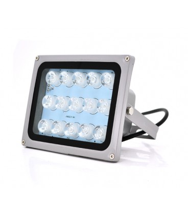 Прожектор направленный с сумеречным датчиком YOSO 220V 18W, 15LED, IP66, угол обзора 120°, дальность до 50м, 177*138*85мм, BOX