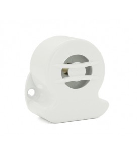 Сирена внутренняя звуковая ИС 'Флейта' DC12V, 90 дБ, пластик , цвет белый, 44x43х25мм