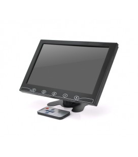 Монитор для видеонаблюдения 10.1', AV + VGA +HDMI +RCA разъемы, 1024*600ips, 12-24V, BOX