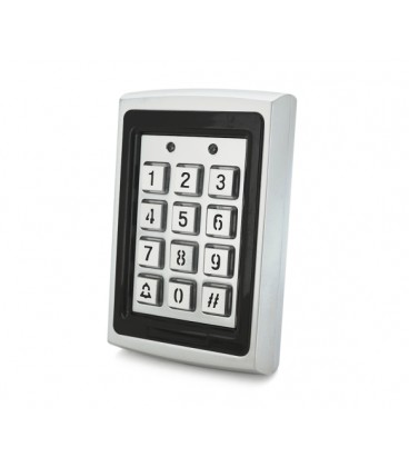 Кодовая клавиатура металлическая со встроенным считывателем Proximity карт (115 х 75 х 30) Q50