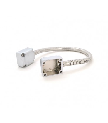 Гибкий переход для элетромеханического замка металлический хром модель KT-GX03 1 шт в уп