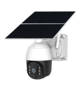 3 Мп 4G поворотная уличная видеокамера с солнечной панелью 20W и встроенными АКБ 30000mA UBox IPPTZ12335 2.8mm