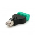 Разъем для подключения RJ-45(M) (8 контактов) с клеммами под кабель, Blister