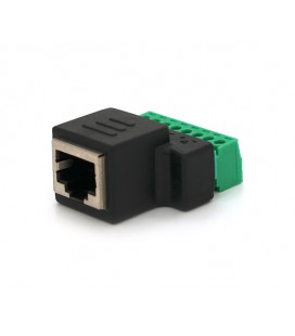 Разъем для подключения RJ-45(F) (8 контактов) с клеммами под кабель Q100