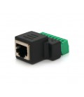 Разъем для подключения RJ-45(F) (8 контактов) с клеммами под кабель Q100