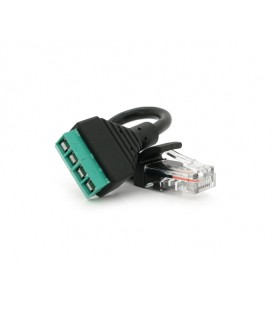 Разъем для подключения RJ-45(M) (4 контакта) с клеммами под кабель Q100