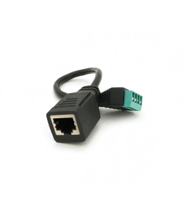 Разъем для подключения RJ-45(F) (4 контакта) с клеммами под кабель Q100