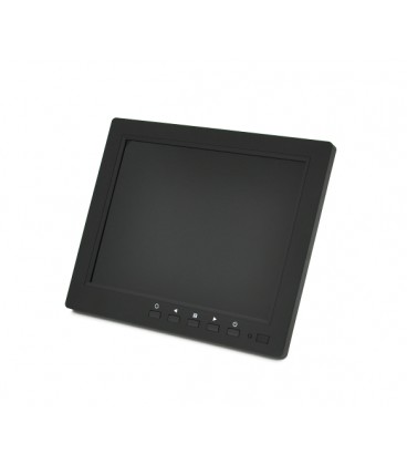 Монитор для видеонаблюдения TFT 8' 1024*768 (HDMI+VGA+BNC+AV), угол обзора 360°, IPS, DC: 12V/1A, BOX