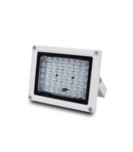 ИК-прожектор LW54-50IR60-12. 12V, 6W, 54LED, IP66, 850Нм, угол обзора 30°, дальность до 50 м.