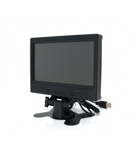 Монитор для видеонаблюдения 7'(16:9) панель IPS, AV/VGA/HDMI разъемы + touchscreen, 1024*600ips, 12-24V, BOX