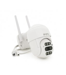 4+4Мп Wi-Fi/LAN видеокамера с двумя объективами уличная SD/карта PiPo PP-IPC33D4MP20 PTZ 2.8mm ICSee