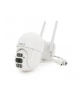 4+4Мп Wi-Fi/LAN видеокамера с двумя объективами уличная SD/карта PiPo PP-IPC33D4MP20 PTZ 2.8mm ICSee
