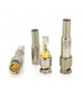 Разъем BNC-M - с пружиной под кабель и наконечником под винт для фиксации центральной жилы, GOLD Corton BOX Q100/2500