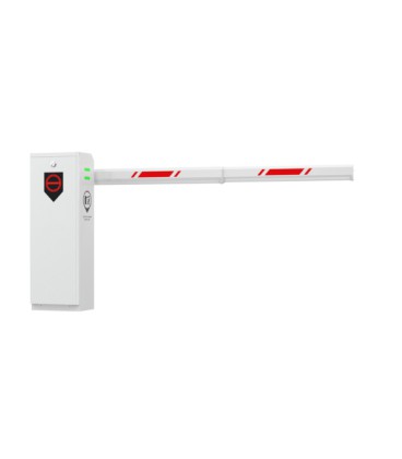 Шлагбаум BRAZZERS BR-116, AC220, Мотор DC24/100W, длинна стрелы 3-6м, встроена радио-дистанция 430,5MHz, 2 пульта, 355х245х1035м