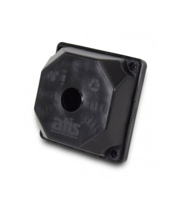 Универсальная монтажная коробка для установки видеокамер AB-Q130 черная, IP66, 130х130х50мм