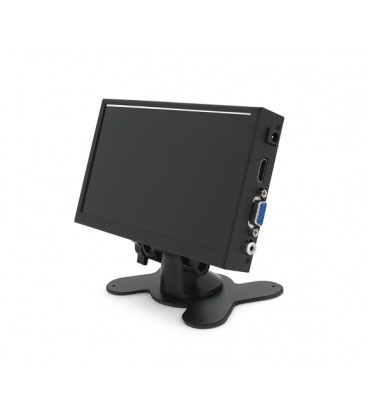 Монитор для видеонаблюдения 7'(16：9), AV/VGA/HDMI разъемы, 1024*600ips, 12-24V, BOX