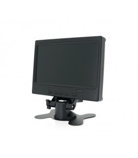 Монитор для видеонаблюдения 7'(16:9) панель IPS, AV/VGA/HDMI разъемы, 1024*600ips, 12-24V, BOX