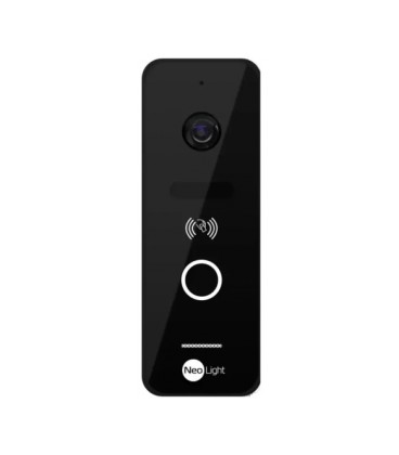 Вызывная панель Full HDCVBS c углом обзора 110° и встроенным считывателем EM-Marine,Neolight OPTIMA ID FHD черная