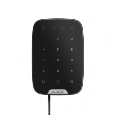 Проводная сенсорная клавиатура Ajax KeyPad Fibra black