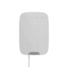Проводная сенсорная клавиатура Ajax KeyPad Fibra white