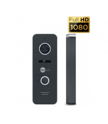 Вызывная панель Full HDCVBS c углом обзора 110°, с угловым кронштейном Neolight PRIME FHD Black