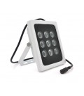 ИК-прожектор GY-IR009. 12V, 36W, 9LED, IP66, 850Нм, угол обзора 90°, дальность до 120м.