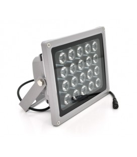 ИК-прожектор YT-IR2012HW. 12V, 40W, 20LED, IP66, 850Нм, угол обзора 90°, дальность до 80м.