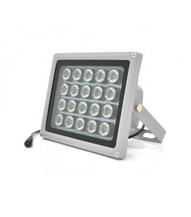 ИК-прожектор GY-IR20. 12V, 40W, 20LED, IP66, 850Нм, угол обзора 90°, дальность до 150м.