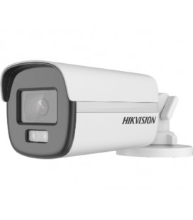 2Мп TVI / AHD / CVI / CVBS камера ColorVu c видимой подсветкой DS-2CE12DF0T-F (2.8mm)