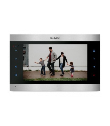 Wi-Fi видеодомофон Slinex SL-10N Cloud (silver + black), AHD, 10” сенсорный IPS экран, переадресация на тел Smart Call, 300 x 65