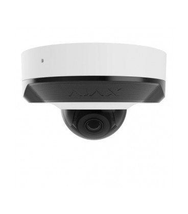 8 Mp проводная охранная IP-камера Ajax DomeCam Mini (8 Mp/2.8 mm) White