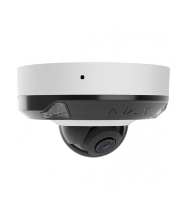 8 Mp IP охранная видеокамера с гибридной подсветкой Ajax DomeCam Mini HL (8 Mp/2.8 mm) White
