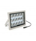 ИК-прожектор 1512HW. 12V, 24W, 15LED, IP66, 850Нм, угол обзора 45°, дальность до 140м.
