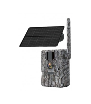 4G Фотоловушка Full color F-903 3МР-видео 120 угол . микрофон/динамик. слот SD под карту. GPS. Батарея 7800мА солнечная панель A