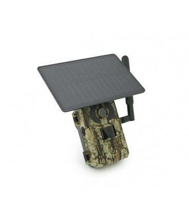 4G Фотоловушка F-804 4МР-видео 120 угол . микрофон/динамик. слот SD под карту. Батарея 7800мА солнечная панель APP –UBOX