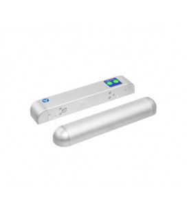 Электроригельный накладной замок для узких дверей YB-500H(LED), нормально открытый, 267х45х38 мм