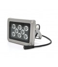 ИК-прожектор GY-IR006. 12V, 18W, 8LED, IP66, 850Нм, угол обзора 90°, дальность до 70м.