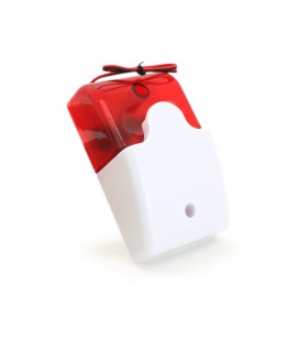 Сирена LD-95 105 дБ (свето-звуковой оповещатель) ультрояркие светодиоды, 12 В, Q100