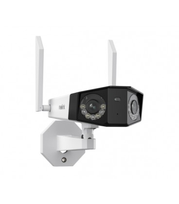 6МП 4G IP уличная видеокамера с двумя объективами, с довойной подсветкой, микрофоном и SD картой Reolink Duo 2 LTE (3,2мм)