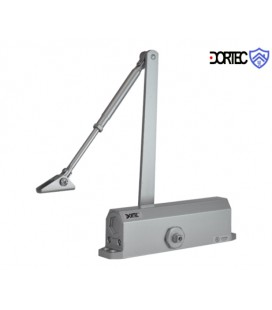 Доводчик DT-65 усилие 85-120 кг размер 223x45x72 , серебро