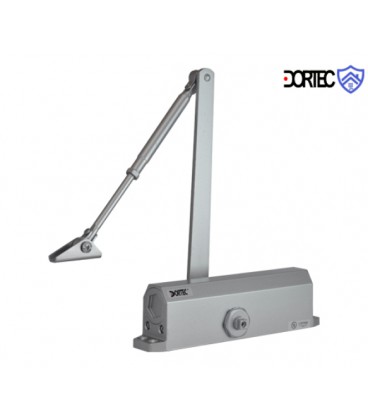 Доводчик DT-65 усилие 85-120 кг размер 223x45x72 , серебро