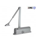 Доводчик DT-65 усилие 85-120 кг размер 223x45x72 , серебро