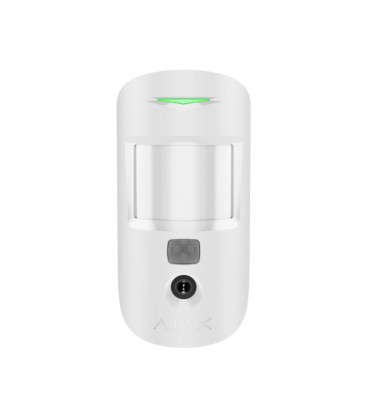 Беспроводной датчик движения с поддержкой фотоверификациии тревог и 'фото по запросу' Ajax MotionCam S (PhOD) White