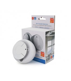 Автономный WiFi датчик 2 в 1 дыма с сиреной YOSO Dsmoke WIFI-03 TUYA питание CR123A 1 шт батарея в комплекте