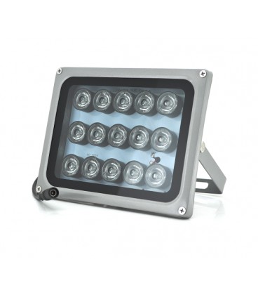 Прожектор направленный с сумеречным датчиком YOSO 12V 30W, 15LED, IP66, угол обзора 60°, дальность до 50м, 177*138*65мм, BOX