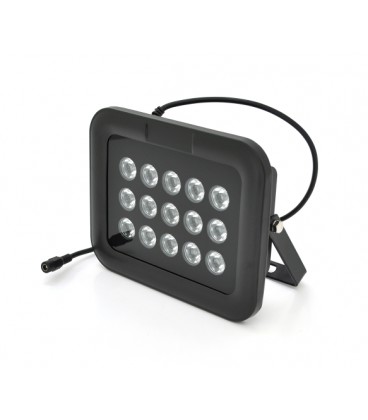 ИК-прожектор GY-IR80015. 12V, 15W, 15LED, IP66, 850Нм, угол обзора 90°, дальность до 150м.