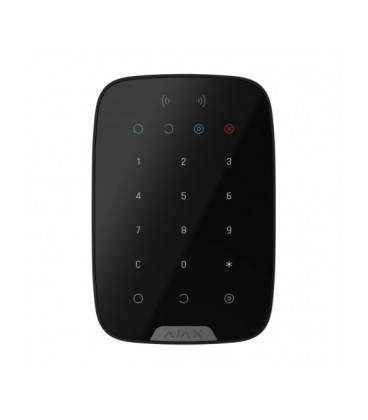 Беспроводная сенсорная клавиатура со считывателем Ajax KeyPad S Plus Black
