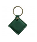 Бесконтактный брелок IC MIFARE 13,56 МГц(MF-Leather ) в кожаном чехле, цвет зеленый