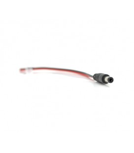 Разъем питания DC-M (D 5,5x2,5мм) &gt, кабель длиной 25см black -red, Black plug OEM Q100
