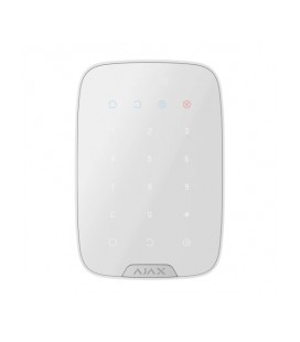 Беспроводная сенсорная клавиатура со считывателем Ajax KeyPad S Plus White